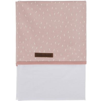 Drap de lit bébé Pink sprinkles (110 x 140 cm) Little Dutch