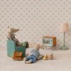 Lampadaire vintage Souris Menthe Maileg Ambiance 2