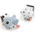 Bracelet hochet lot de 2 Happy clouds Bleu - Done by Deer
