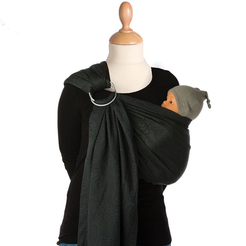 Echarpe de portage sans noeud BB-Sling coton bio Moonshadow Babylonia carriers