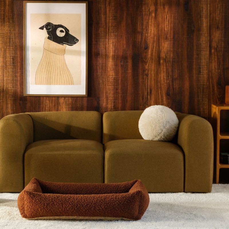 Lit douillet pour animaux L Warm Hazel Wigiwama Ambiance 6