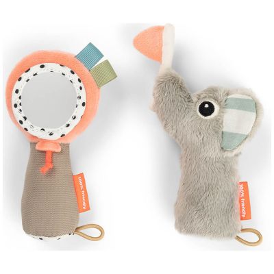 Coffret hochet d'éveil et miroir Celebration Multicolore