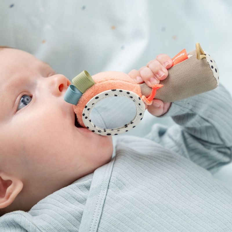 Coffret hochet d'éveil et miroir Celebration Multicolore Done by Deer Ambiance 1