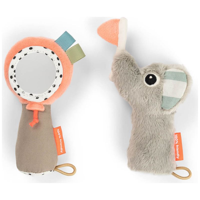 Coffret hochet d'éveil et miroir Celebration Multicolore Done by Deer Produit 2