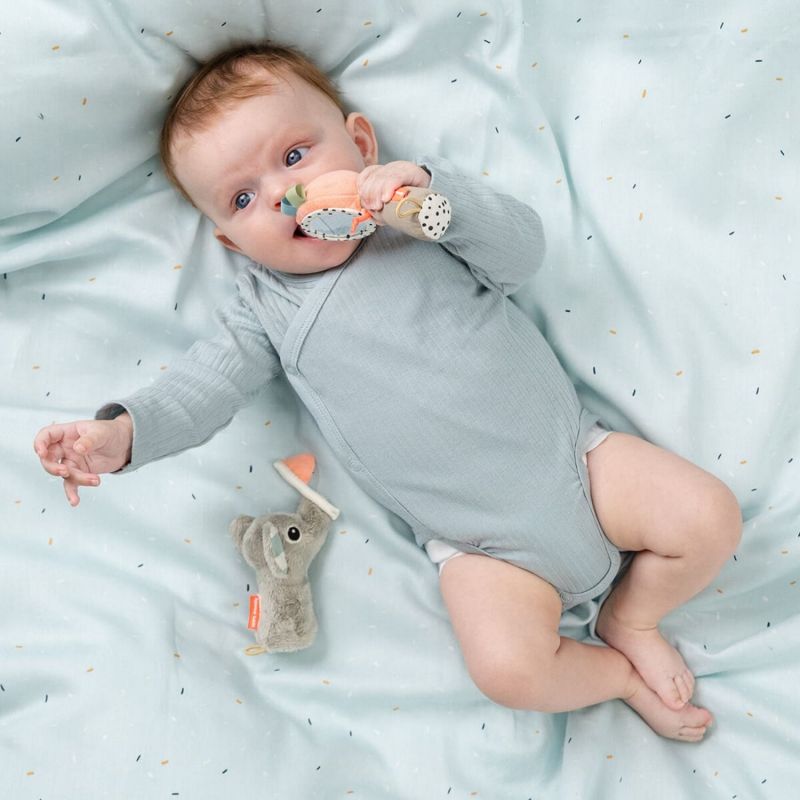 Coffret hochet d'éveil et miroir Celebration Multicolore Done by Deer Ambiance 3