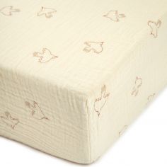 Drap housse Brown Hoshi Wabi-Sabi (70x140 cm) - Nobodinoz