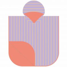Poncho de plage Lavande (60 x 60 cm) - Quut