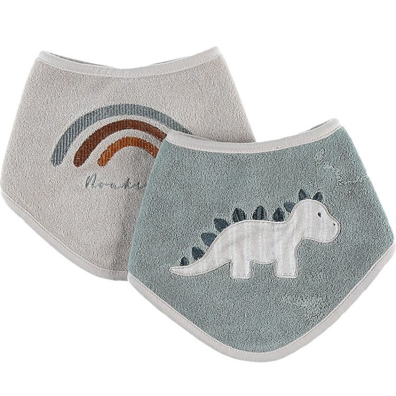 Lot de 2 bavoirs bandanas éponge TSO Noukie's