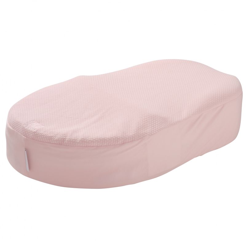 Drap housse fleur de coton rose pour COCOONaBABY Red Castle