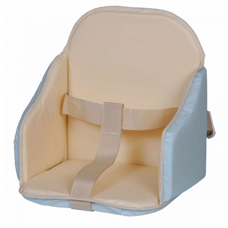 Coussin chaise haute bleu écru Candide