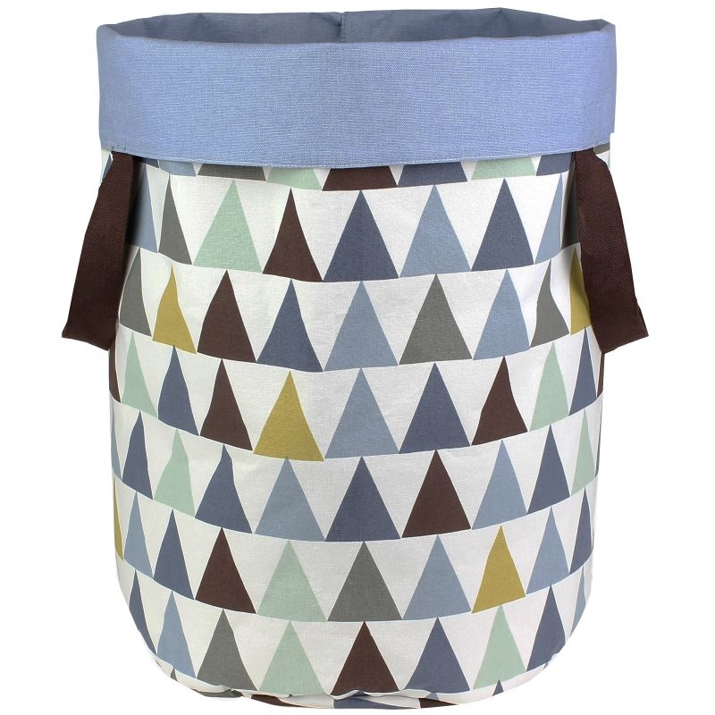 Grand panier de rangement Triangle bleu AFKliving