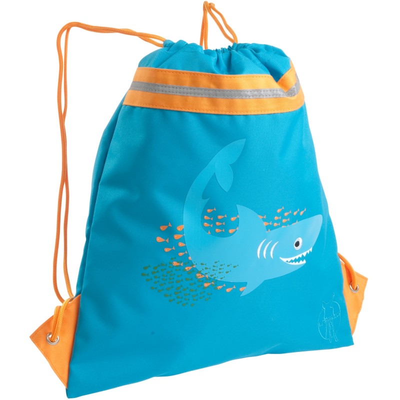 Sac à ficelles Requin bleu Lässig