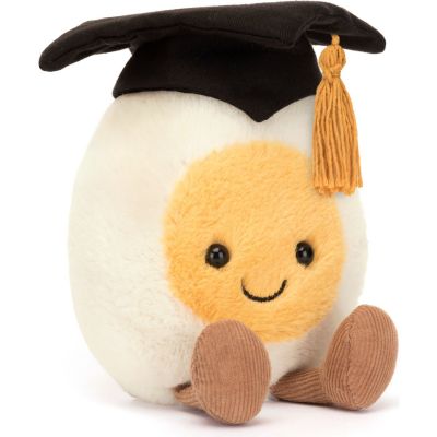 Peluche Amuseable Oeuf dur Diplomé (14 cm) Jellycat