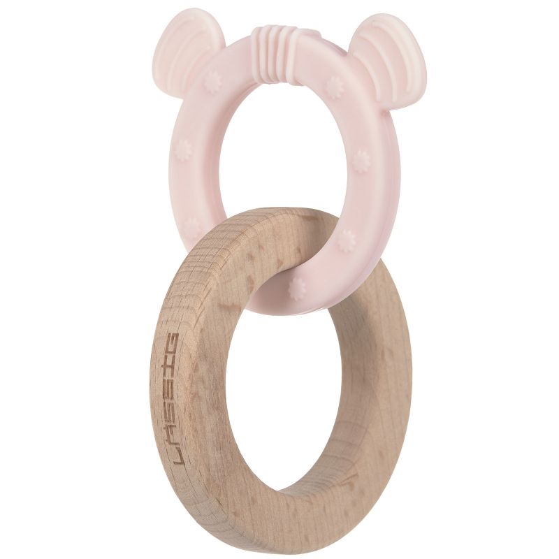 Anneau de dentition en bois Little Chums Souris Lässig