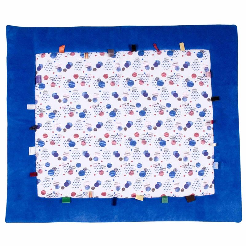 Tapis de jeu Cheerful playing Happy Days en coton bio (85 x 105 cm)  Snoozebaby