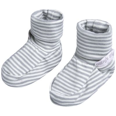 Chaussons Stripe Nordic Blue (0-3 mois)  par Baby's Only