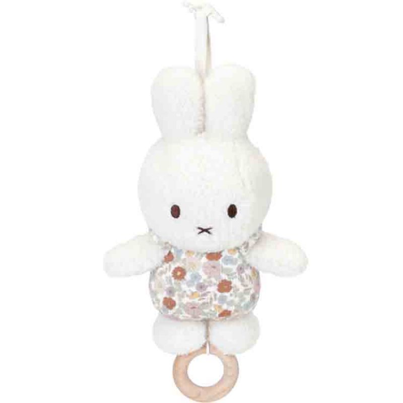 Peluche musicale lapin Miffy Vintage Flowers Little Dutch