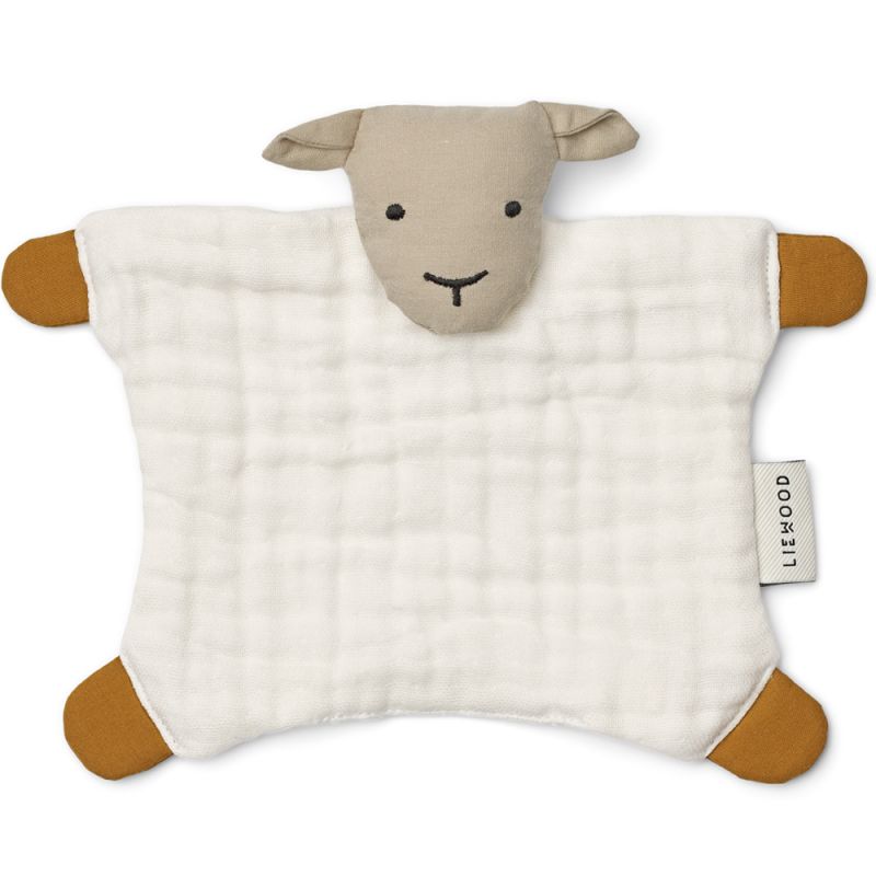 Doudou plat en coton bio Amaya mouton Liewood