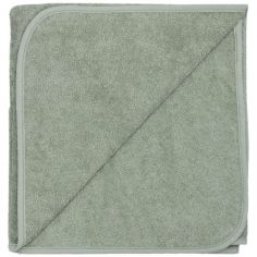 Serviette de toilette en éponge Vert (70 x 140 cm) - Trois Kilos Sept