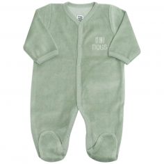 Pyjama Mini nous Olive (3 mois) - Trois Kilos Sept