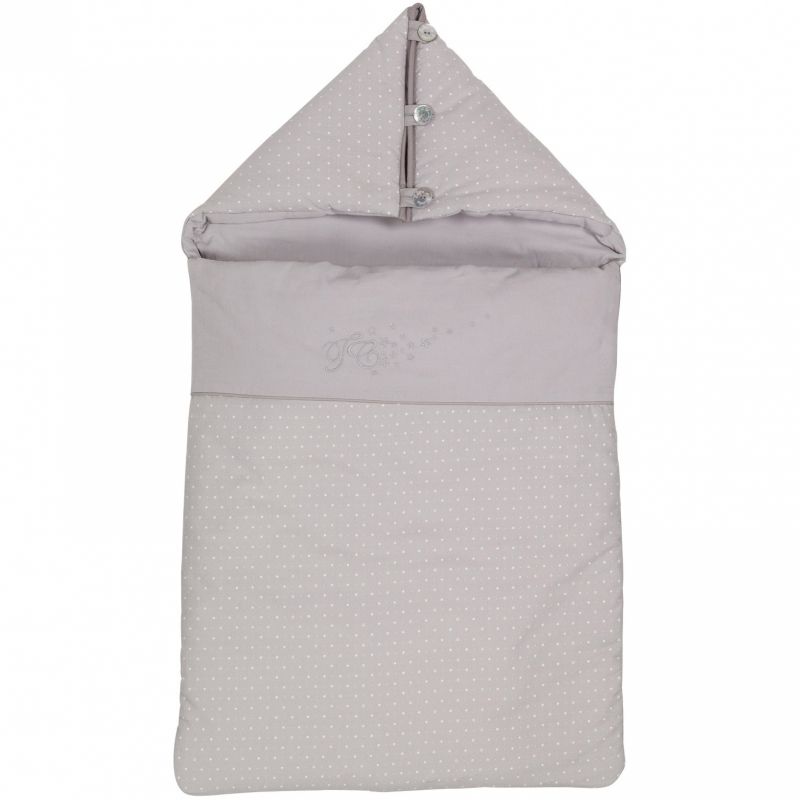 Nid d'ange gris Pluie d'étoile (46 x 80 cm) Tartine et Chocolat