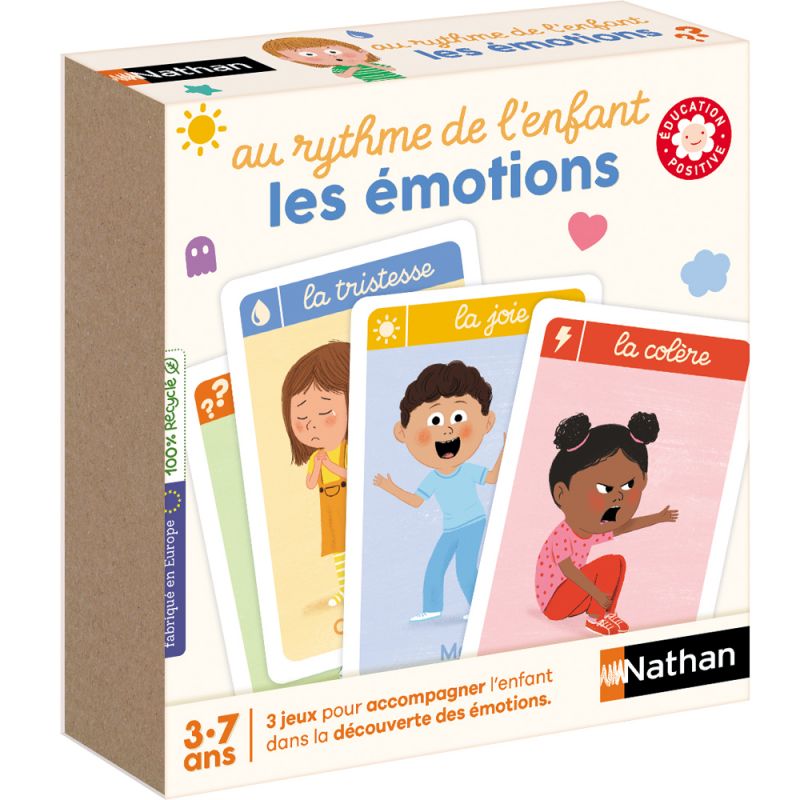 Coffret d'activités Au rythme de l'enfant Les émotions Nathan