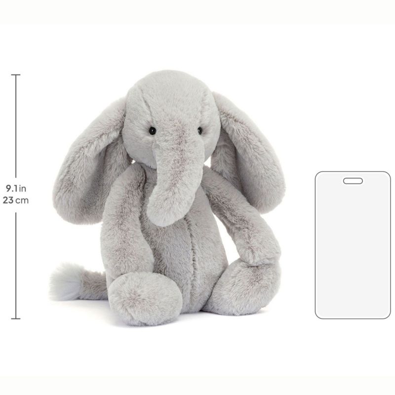 Peluche Bashful Luxe Thuddeus l'éléphant (31 cm) Jellycat Produit 5