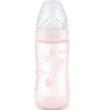 Biberon First Choice + rose (300 ml)  par NUK