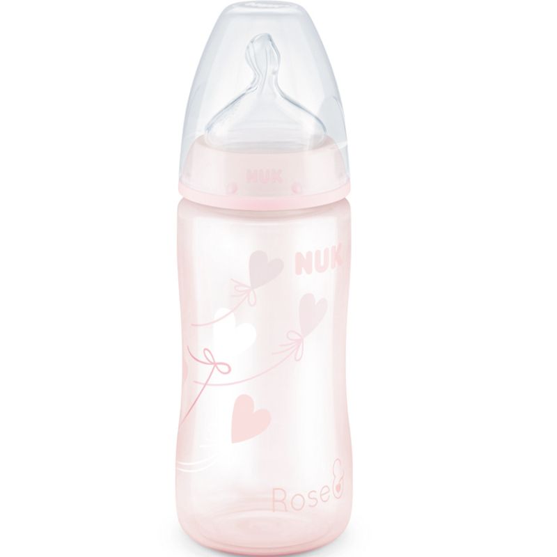 Biberon First Choice + rose (300 ml) NUK