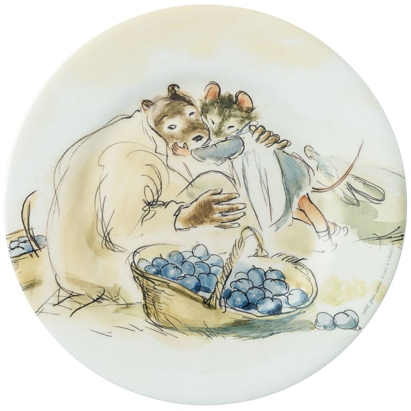 Assiette Ernest et Célestine jardinent Petit Jour Paris