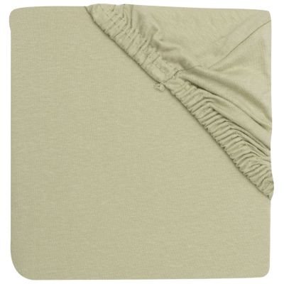 Drap housse en jersey Soft Matcha (40 x 80 cm)