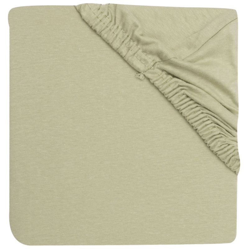 Drap housse en jersey Soft Matcha (40 x 80 cm) Jollein Produit 1