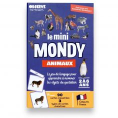 Coffret Mini Mondy (jeu de langage autour des animaux) - Observe Montessori