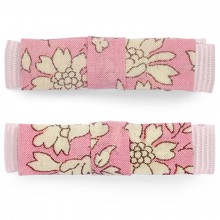 Barrettes Liberty of London mini noeud kimono Capel rose (lot de 2)  par Luciole et petit pois
