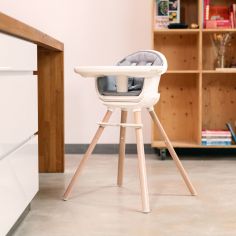 Chaise haute évolutive Moa Beyond White 2 Eco