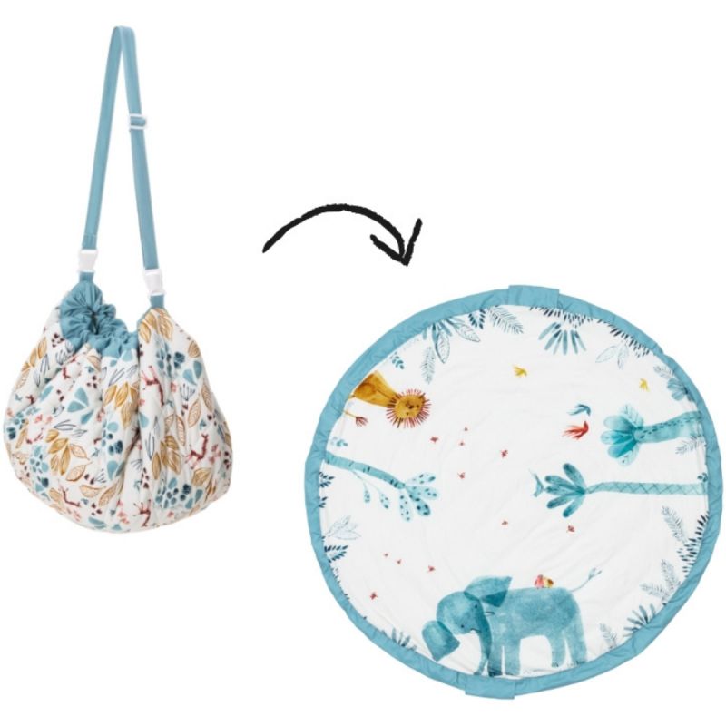 Tapis de jeu nomade 2 en 1 Soft Sous mon baobab Play&Go