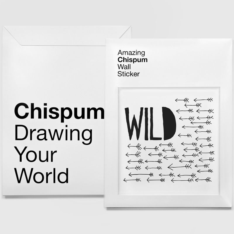 Stickers muraux flèche Wild Chispum
