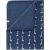 Variation Bleu foncé, blanc du produit Couverture bébé Girafe bleu indigo (80 x 100 cm) de la marque Fresk