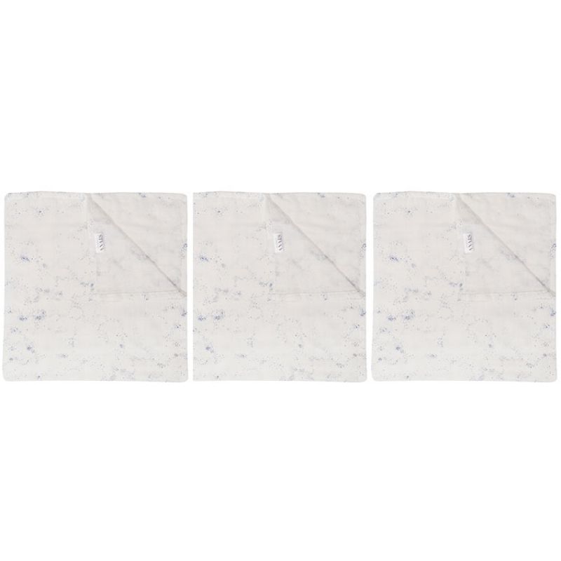 Lot de 3 langes en mousseline Cosmos (55 x 55 cm) Les Rêves d'Anaïs