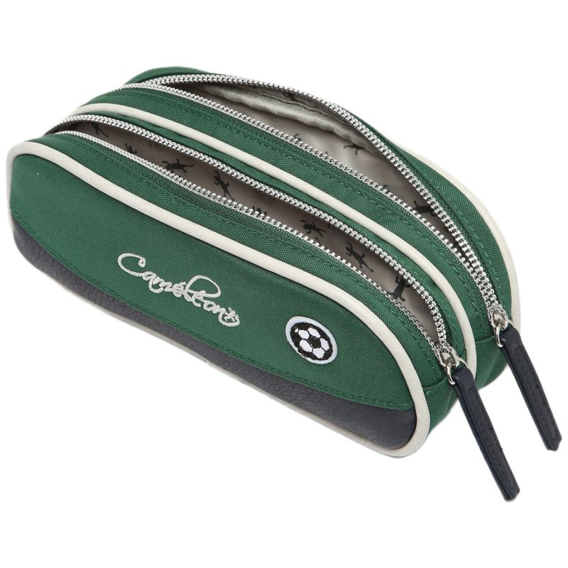 Trousse 2 compartiments Soccer Player Caméléon Produit ouvert 3