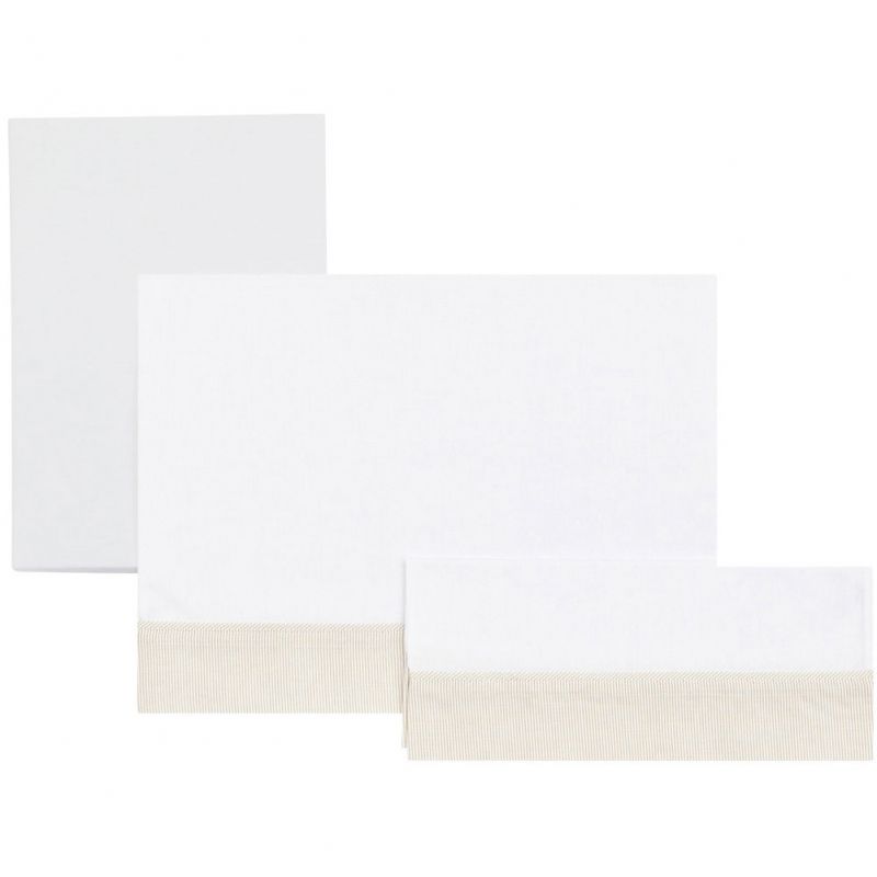 Parure de lit bébé Star beige (70 x 140 cm) Cambrass