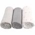 Lot de 3 langes en coton bio étoiles grises Mix & match (70 x 70 cm) - Noukie's Lot de 3 langes en coton bio étoiles grises Mix & match (70 x 70 cm) - Noukie's