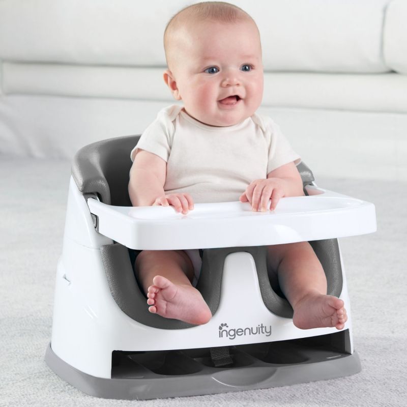 Réhausseur de chaise 2 en 1 Gris Ingenuity Ambiance 2