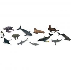 Set de 12 Animaux Marins (7-11 cm)