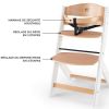 Chaise haute évolutive Enock Natural-White Kinderkraft Produit 2