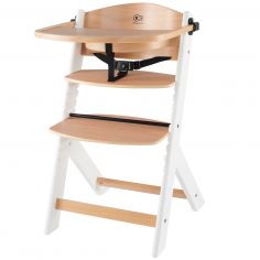 Chaise haute évolutive Enock Natural-White