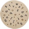 Tapis Alphabet rond beige (135 x 135 cm) - AFKliving