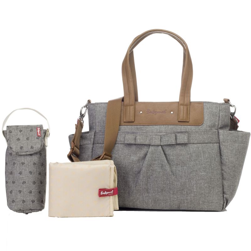 Sac à langer Cara Bloom gris Babymel
