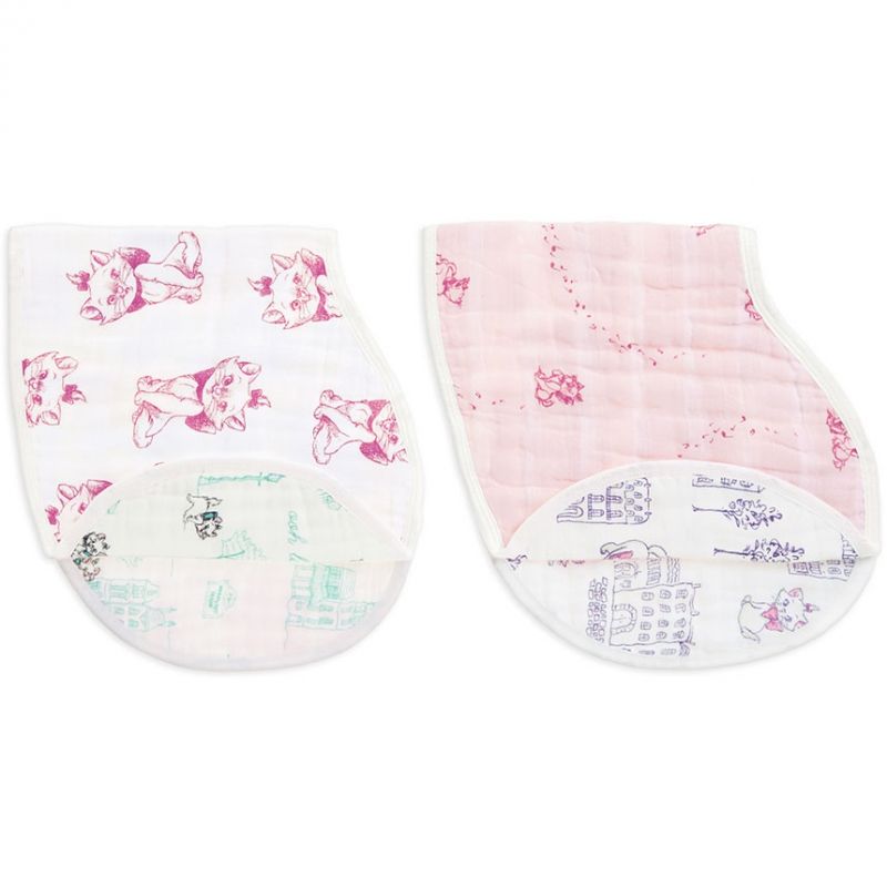 Lot de 2 bavoirs protection d'épaules Aristochats aden + anais