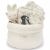 Variation Ecru du produit Panier de toilette Mouton (22 cm) de la marque Babyshower